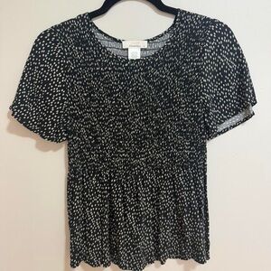 URBAN Romantics Monochrome Dotted Top
